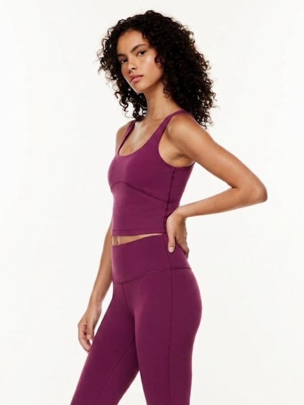 TnAction TnaBUTTER™ Bound Sports Tank in Twinberry Red Size M